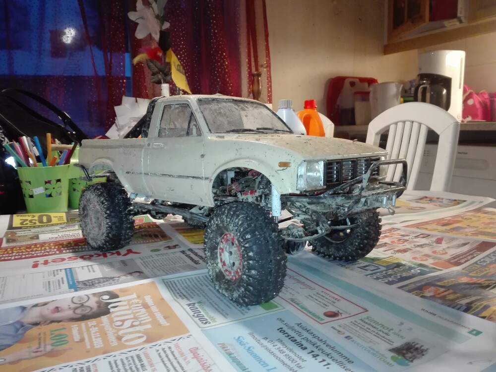 Rc4wd marlin<br />Vakio sähköt<br />O rengas modi &amp; keskilati poistettu muistaakseni