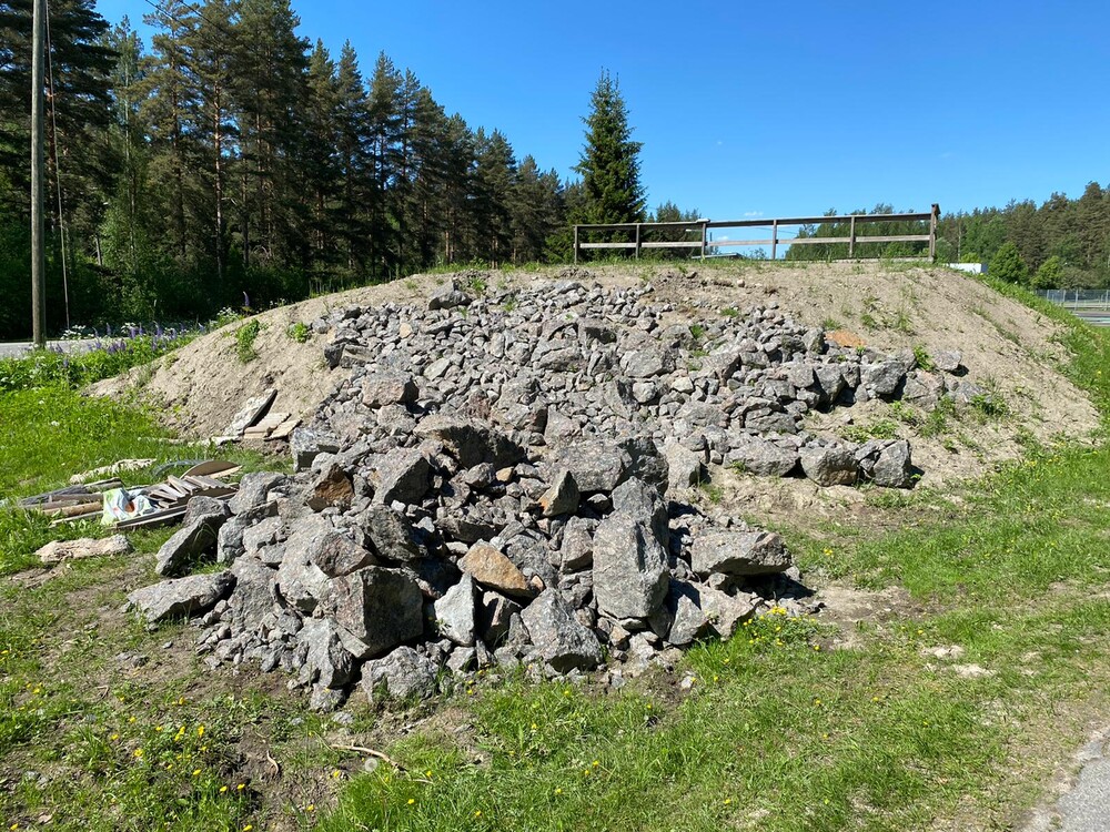 Ennen talkoita otettu kuva