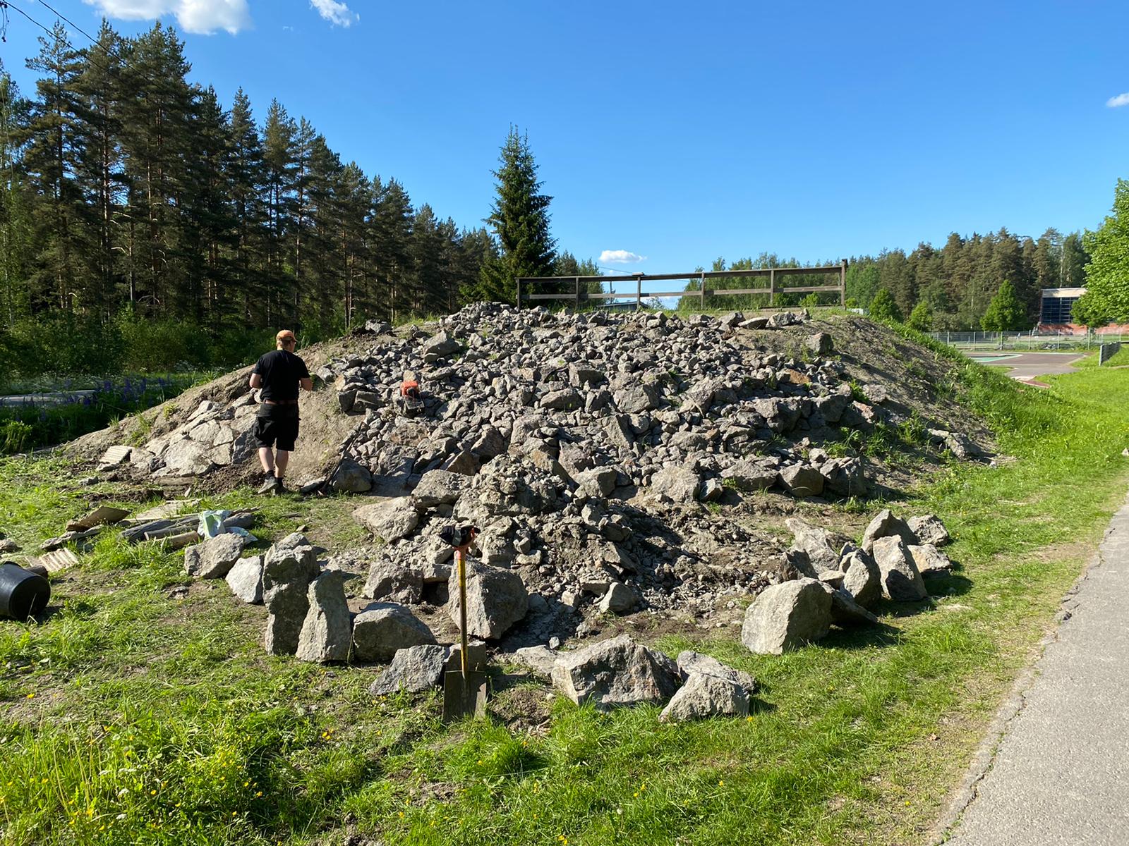 Talkoiden jälkeen